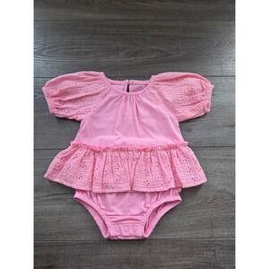 First impressions baby girl romper 0-3 mos